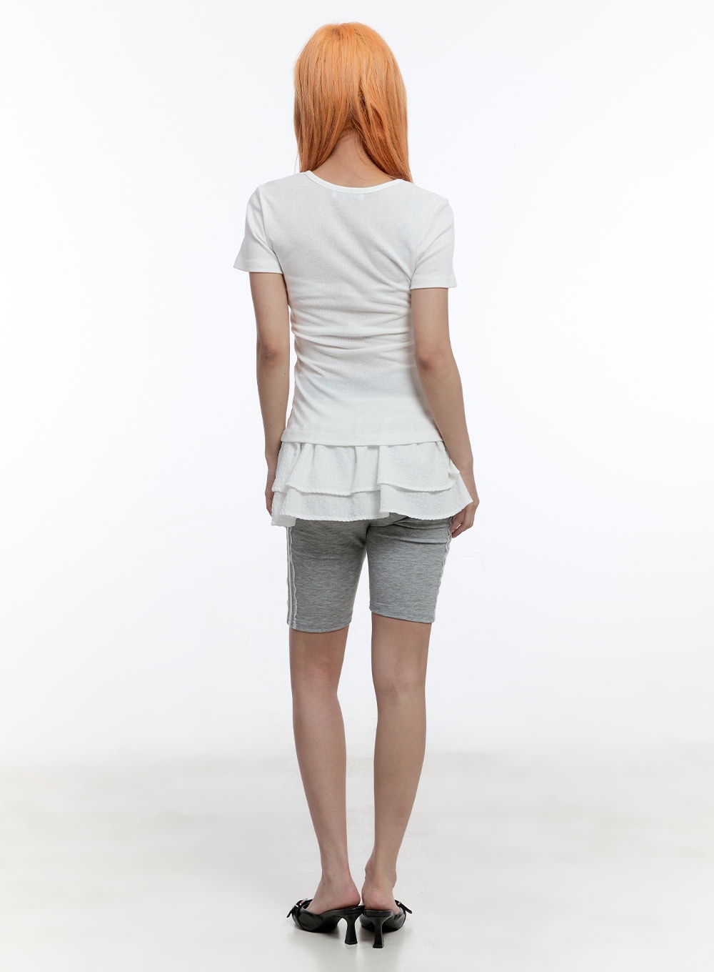 Ruffle-Layered Mini Skirt CU502