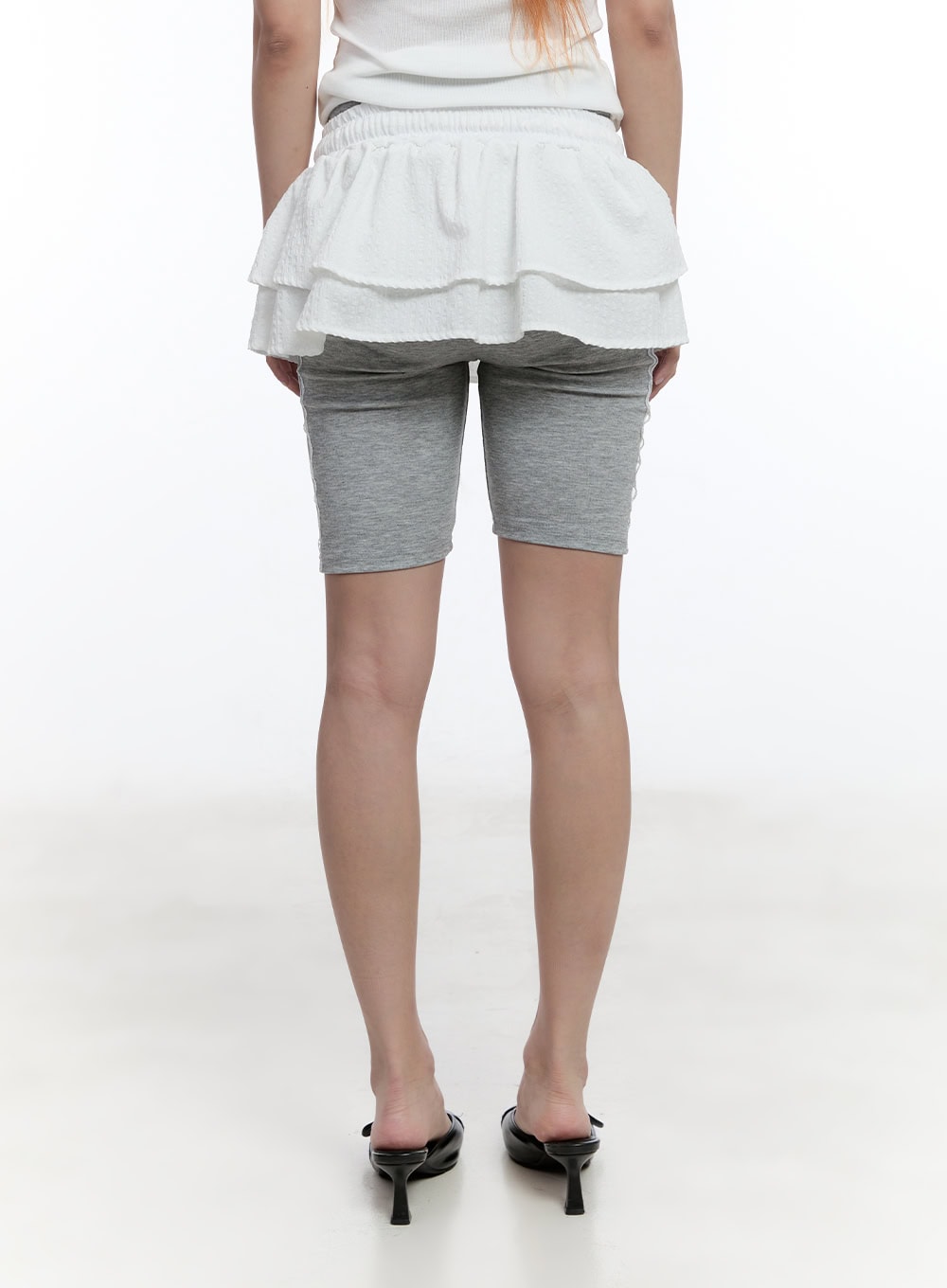 Ruffle-Layered Mini Skirt CU502