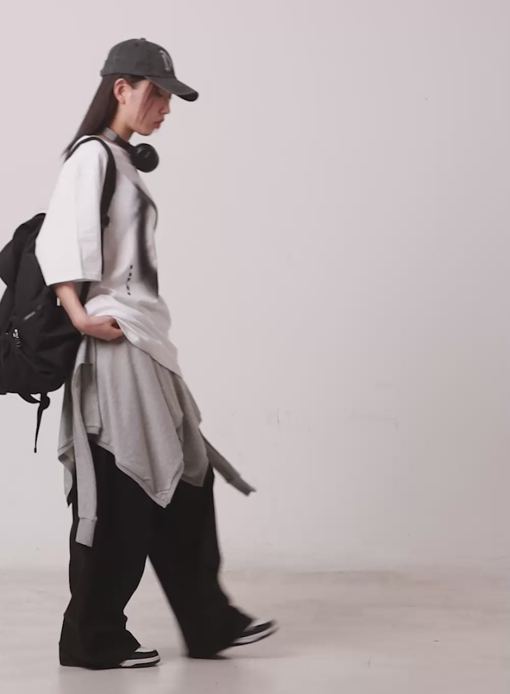 Tied Layering Handkerchief Midi Skirt CA521